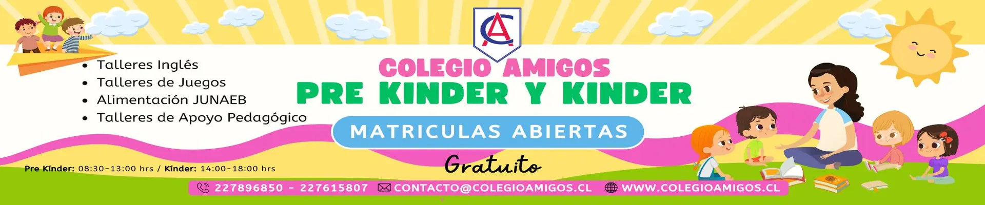 prekinder colegio amigos