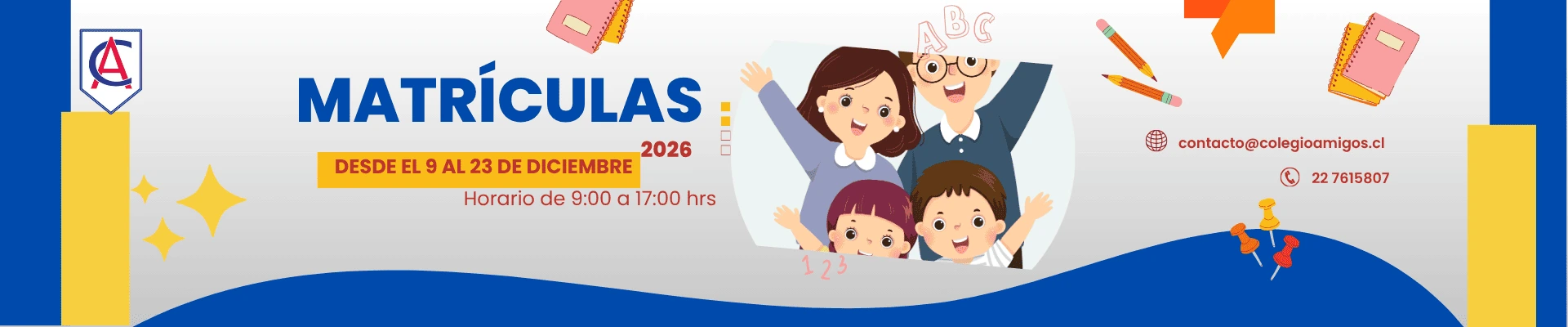 Colegio matrículas 2026