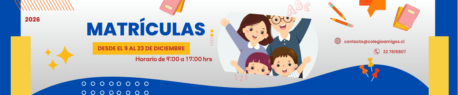 Matrículas Colegio Amigos